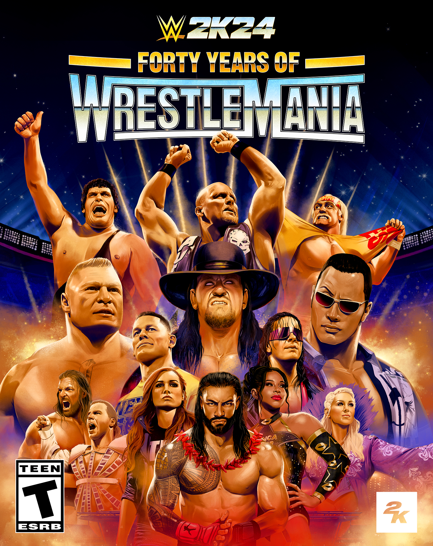 WWE 2K24 FORTY YEARS OF WRESTLEMANIA EDITION WWE 2K24 FORTY YEARS OF WRESTLEMANIA EDITION